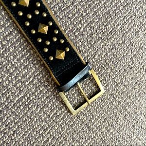 100% leather belt